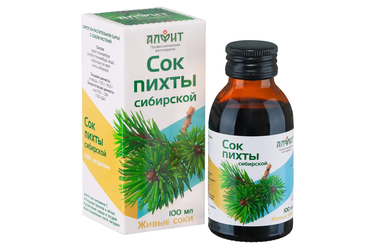 Сок пихты сибирской 100 мл