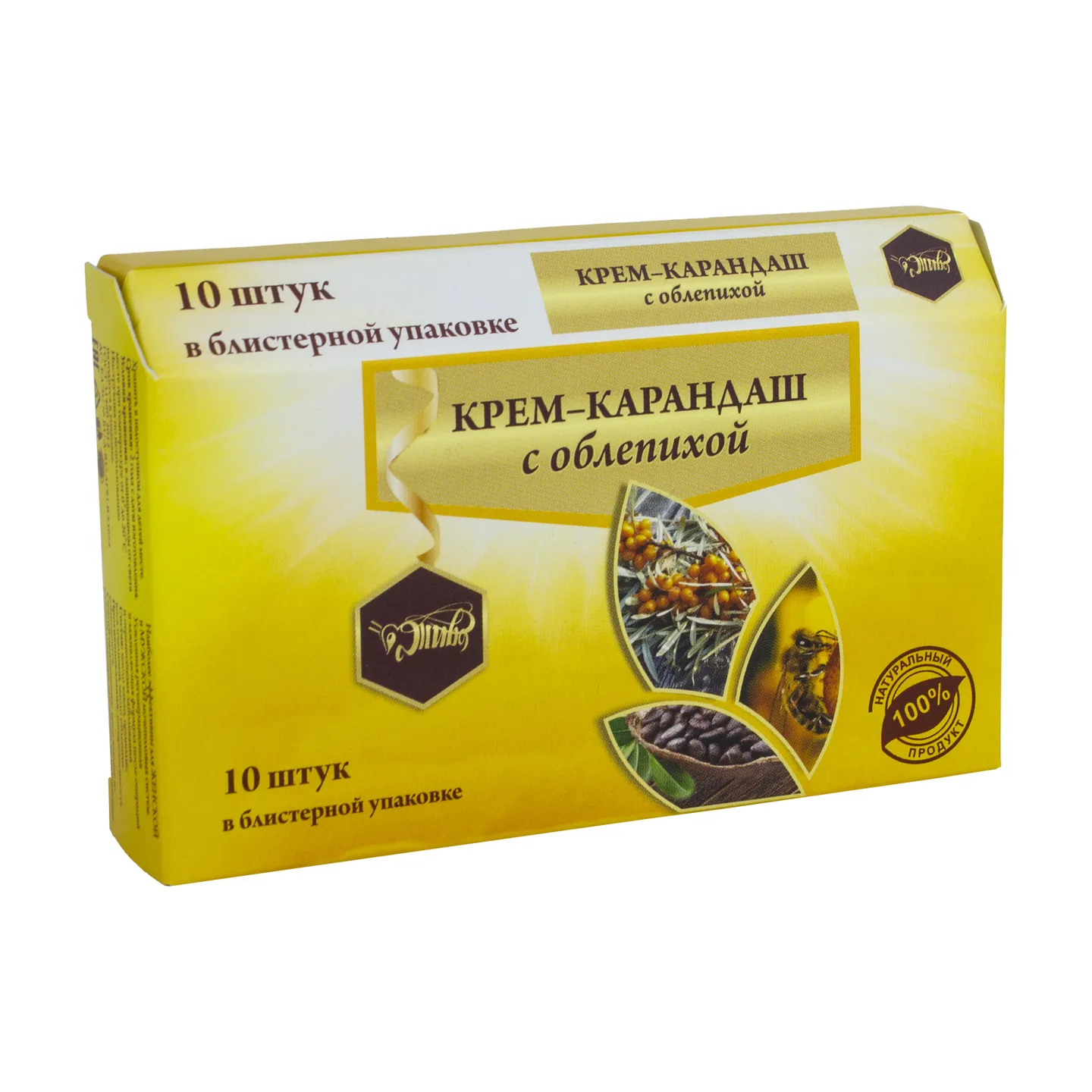 Крем-карандаш с прополисом и облепихой, 10 шт в уп.