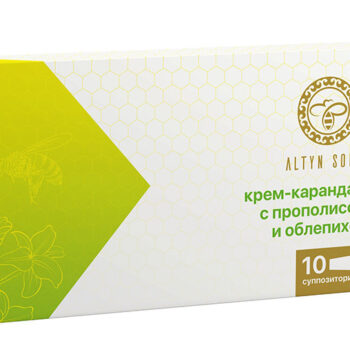 Свечи с облепихой 10 шт.